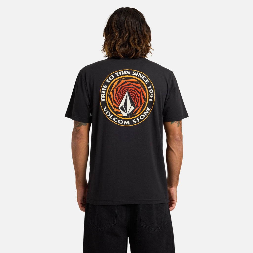 Volcom Warpstone Tee - Asphalt Black - view 2 | Propaganda Streetwear & Skate