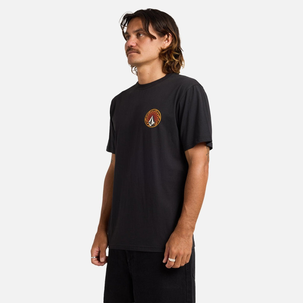 Volcom Warpstone Tee - Asphalt Black - view 3 | Propaganda Streetwear & Skate