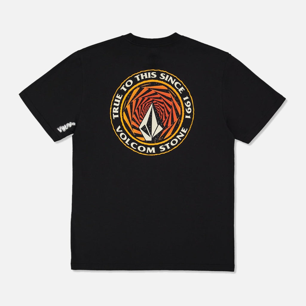 Volcom Warpstone Tee - Asphalt Black - view 6 | Propaganda Streetwear & Skate