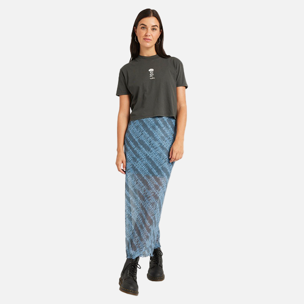 Volcom Wicked Lightning Skirt - Blue Sapphire