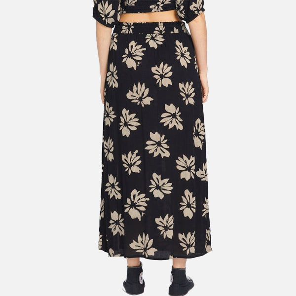 Volcom  Get Wyld Maxi Skirt - Black