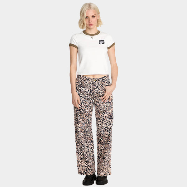 Volcom Stoney Time Ringer Tee - Star White