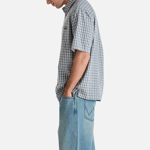 Wrangler Boxcar Shirt - Concrete Sky