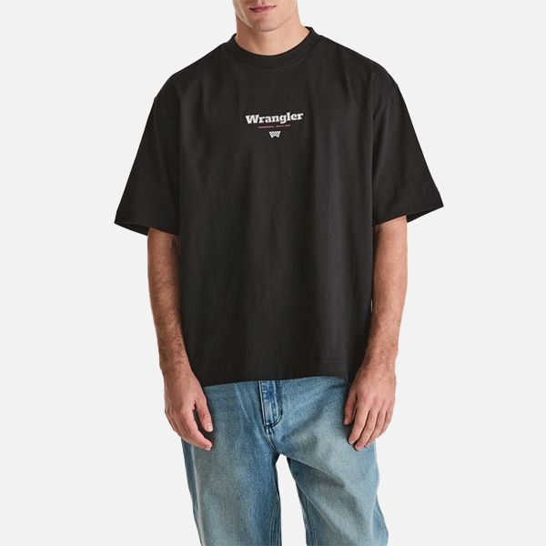 Wrangler Original Boxcar Tee - Black