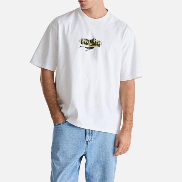 Wrangler Scorpio Slacker Tee - White
