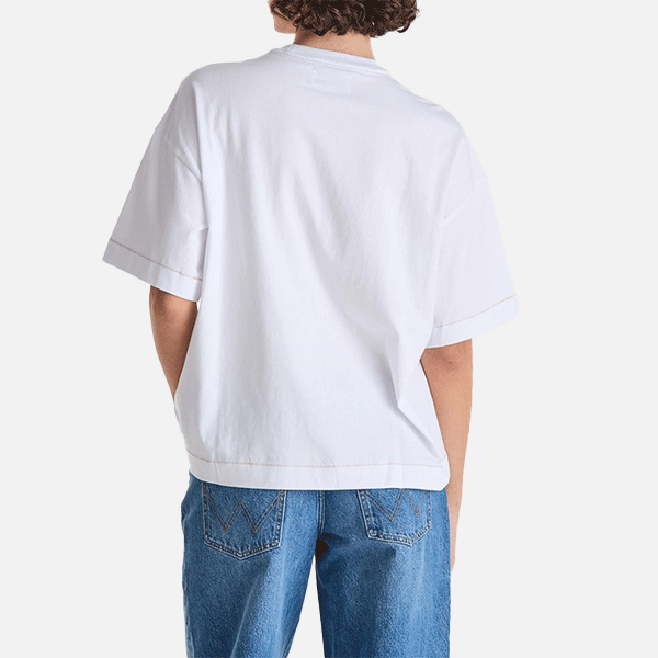 Wrangler Stung Boxed Tee - White