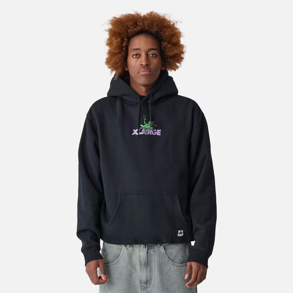 XLarge Peace Frog Hood - Black