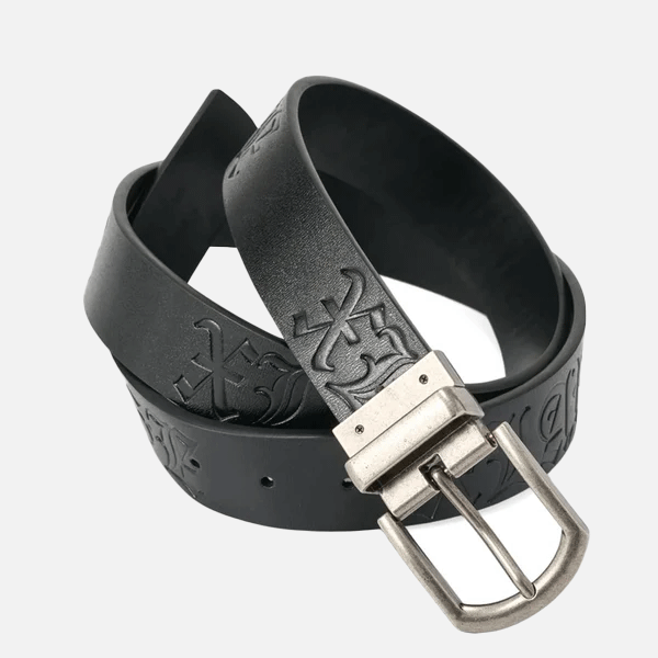 XLarge Old English Reversible Belt - Black