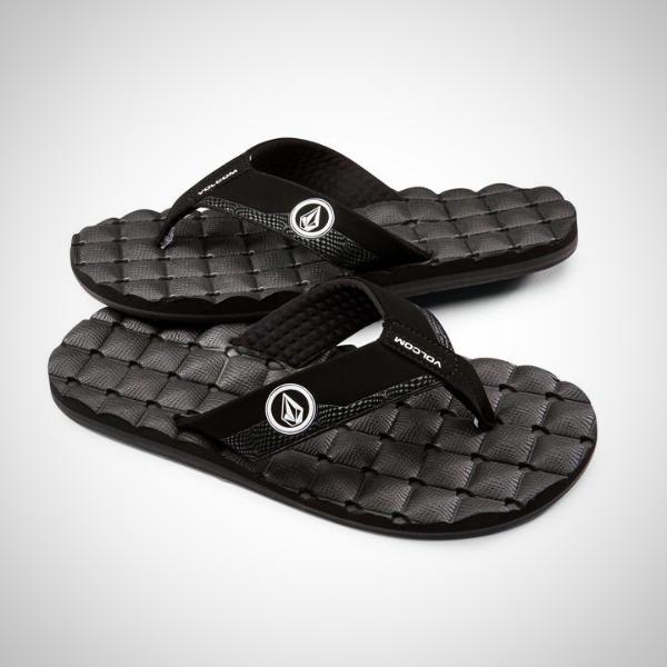 Volcom Recliner Sandals - Black