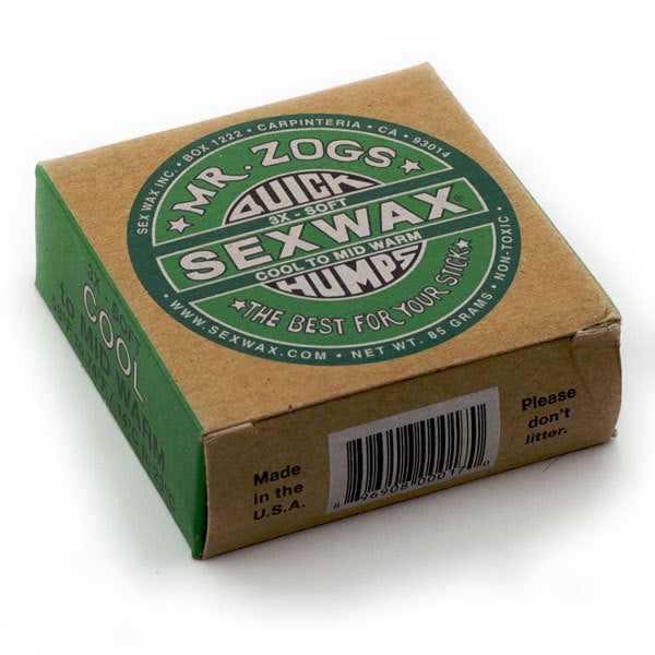 Sexwax Quick Humps Surf Wax - Soft Green