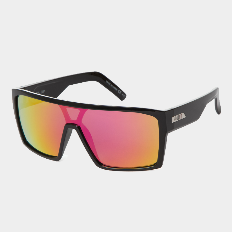 Unit Command Sunglasses Polarised - Black/Purple Orange
