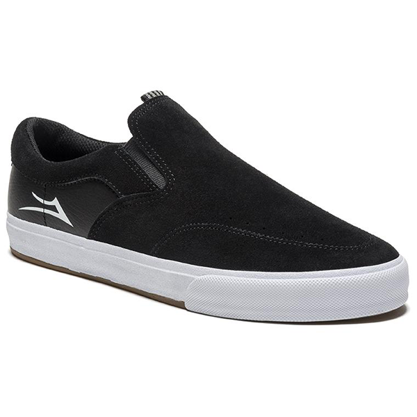 Lakai Shoes Owen VLK Slip On - Black Suede