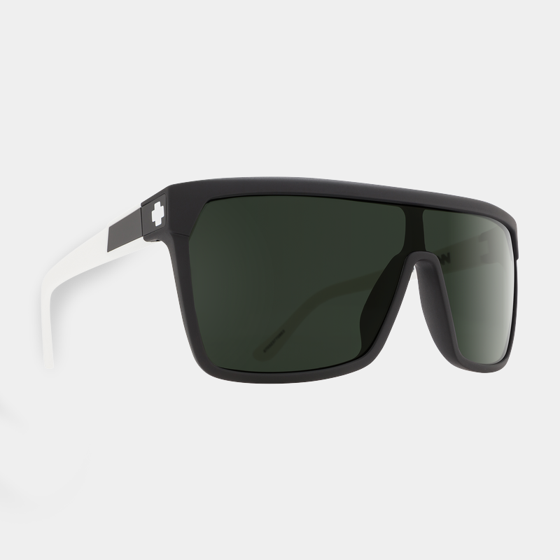 Spy Sunglasses Flynn - Matte Ebony Ivory Happy Gray Green