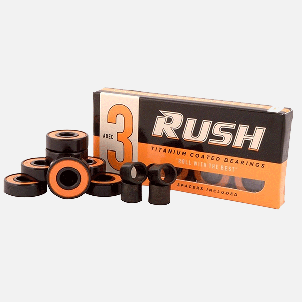 Rush Titanium Coated Bearings - ABEC 3