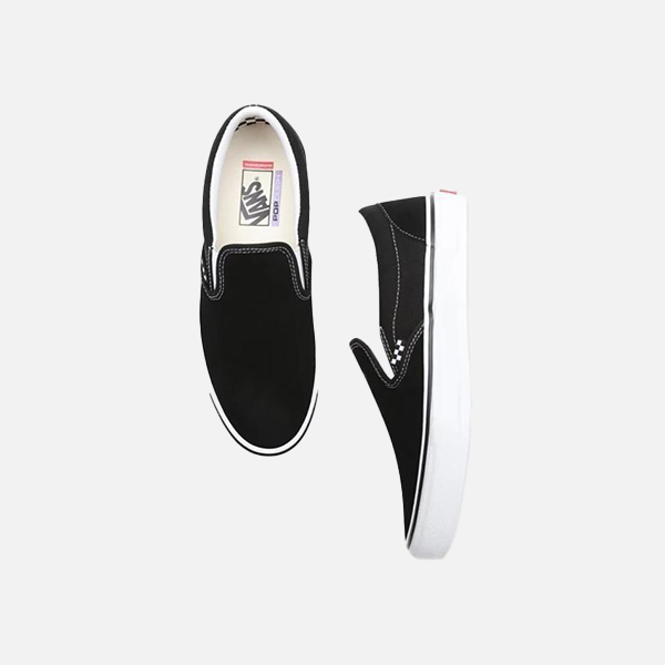 Vans  SKATE Slip On - Black/White