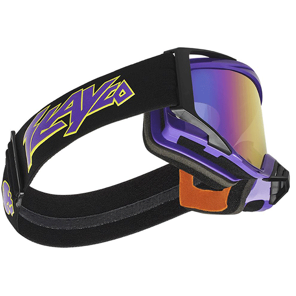 Spy MX Goggle Foundation Plus Slayco - HD Smoke W/ Purple Spectra Mirror