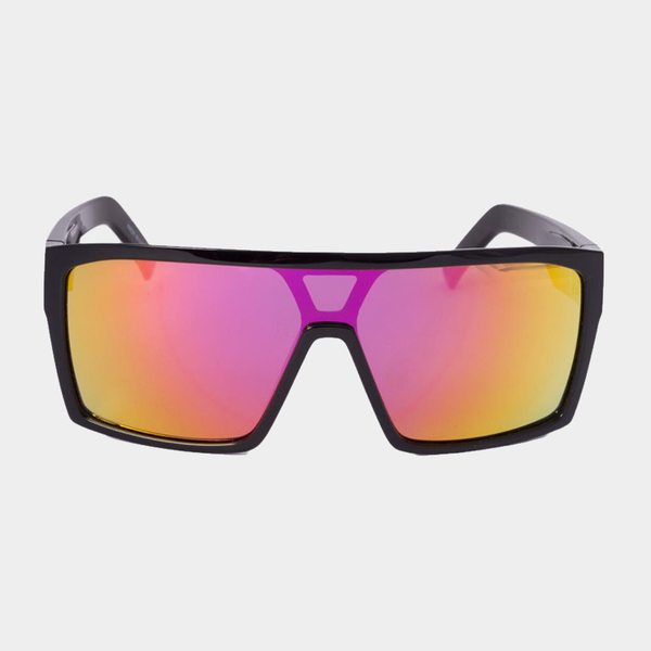 Unit Command Sunglasses Polarised - Black/Purple Orange