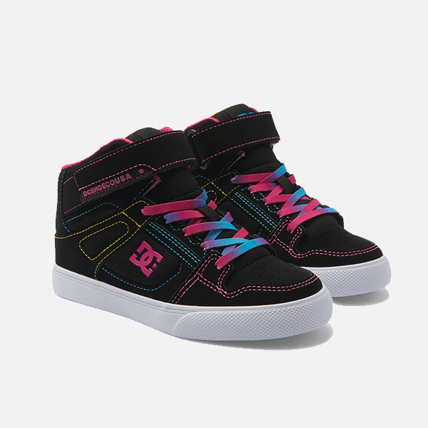 DC Shoes Youth Pure High Top Multi Propaganda Streetwear Skate