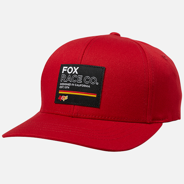 Fox Youth Analog Flexfit Hat - Chilli