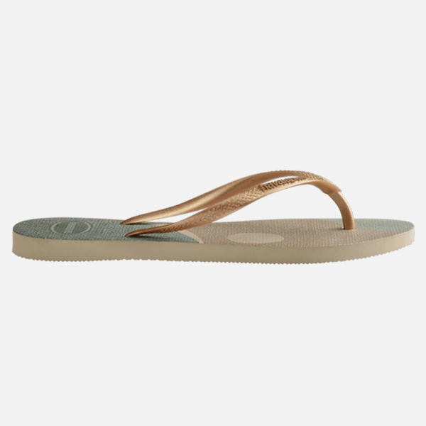 Havaianas Slim Palette Glow - Sand Grey/Golden