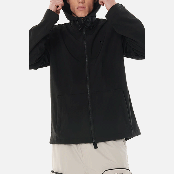 Huffer Mens Softshell Jacket Black - Main Image