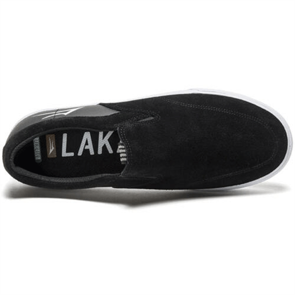 Lakai Shoes Owen VLK Slip On - Black Suede