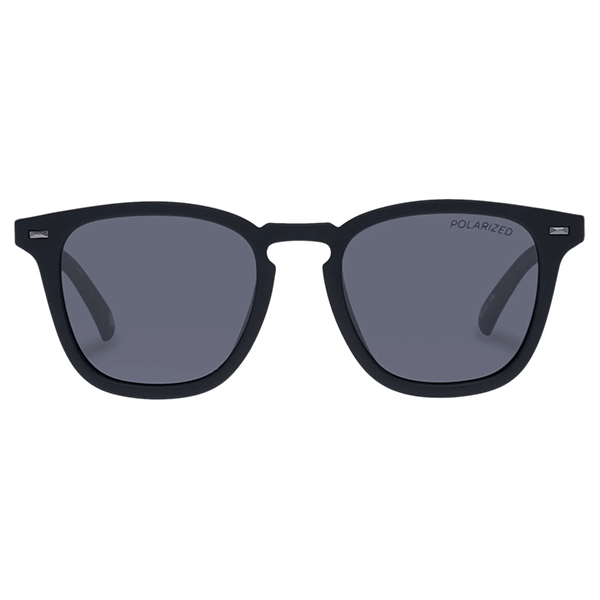 Le Specs No Biggie Sunglasses - Black Rubber