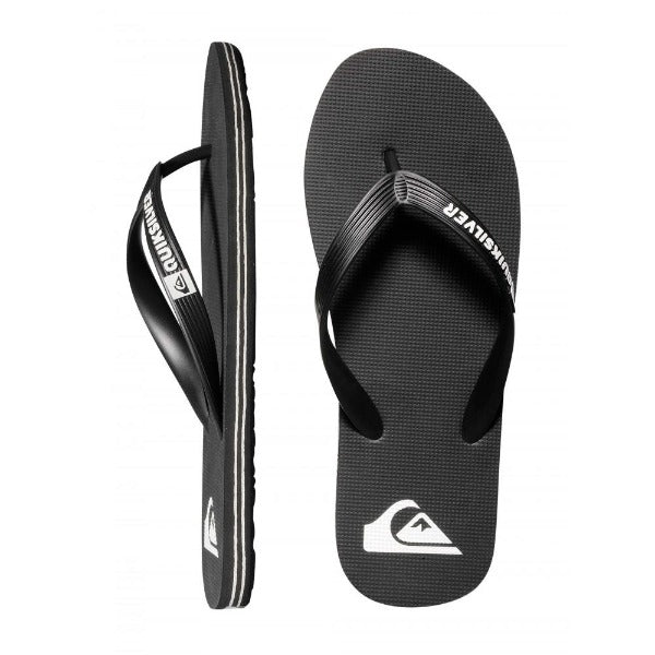 Quiksilver Molokai Sandals - Black/White