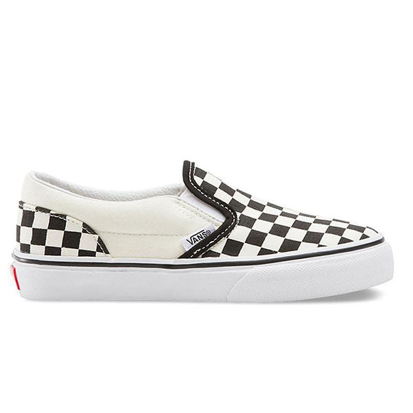 Vans Classic Slip On Youth - Black/White Checker