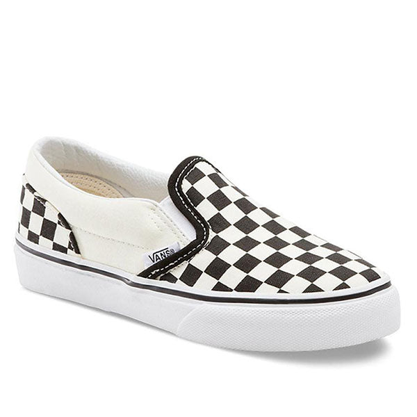 Vans Classic Slip On Youth - Black/White Checker