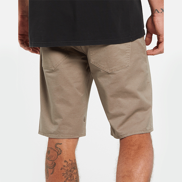 Volcom Solver Lite 5 Pocket Shorts - Brindle