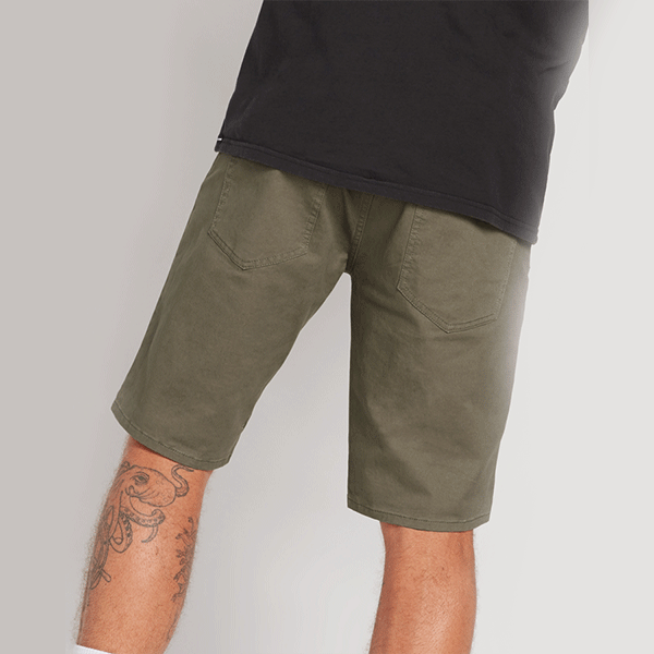 Volcom Solver Lite 5 Pocket Shorts - Army