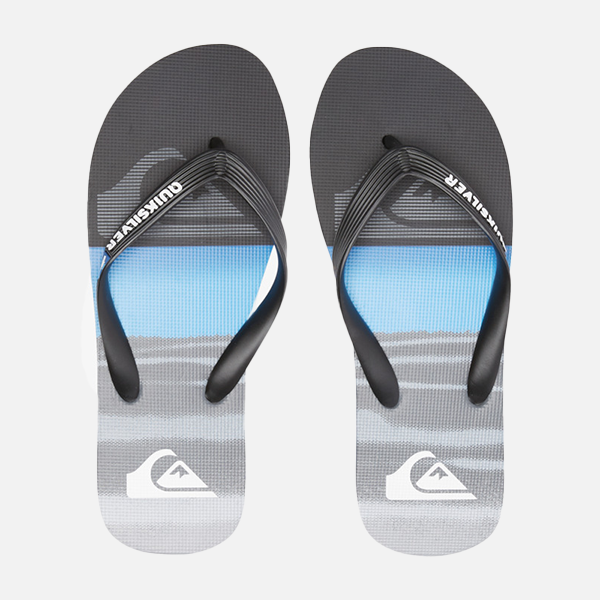 Quiksilver Molokai Panel Jandal - Black/Blue/Black