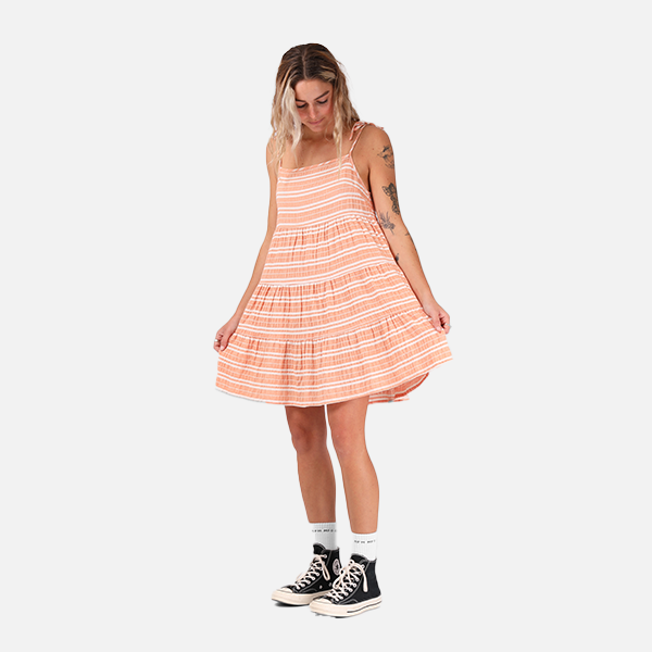 RPM Summer Dress - Orange Stripe