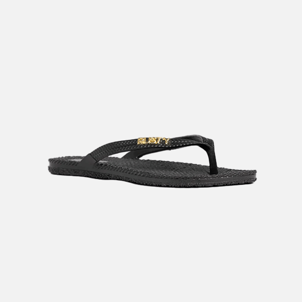 Rusty Flip Out Thong - Black 1