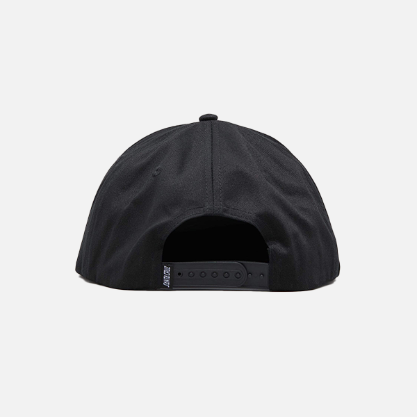 Santa Cruz Classic Dot Patch Snapback - Black