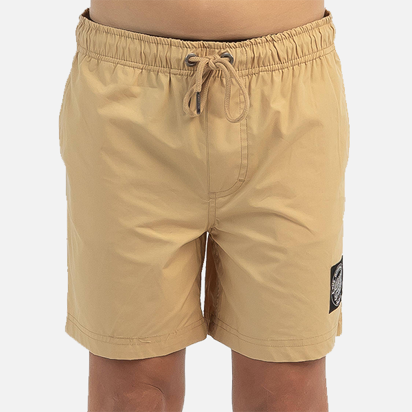 Santa Cruz Cruzier Solid Youth Beach Short - Tan