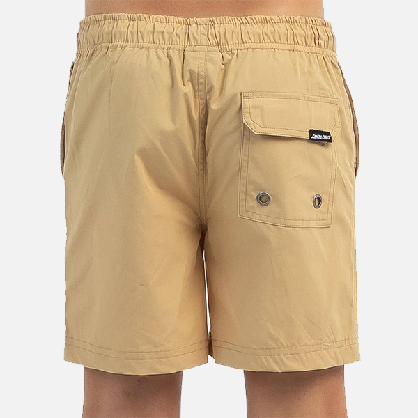 Santa Cruz Cruzier Solid Youth Beach Short - Tan