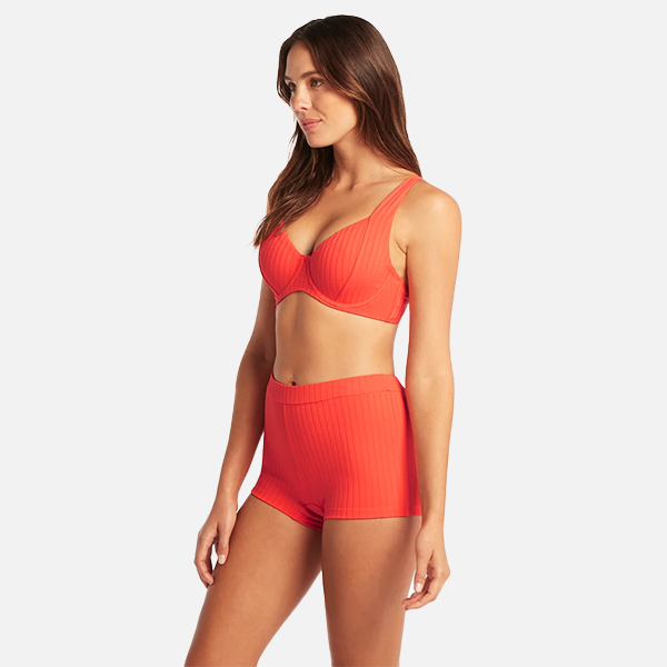 Sea Level Vesper C/D Cup With Underwire Swim Bra - tangerine