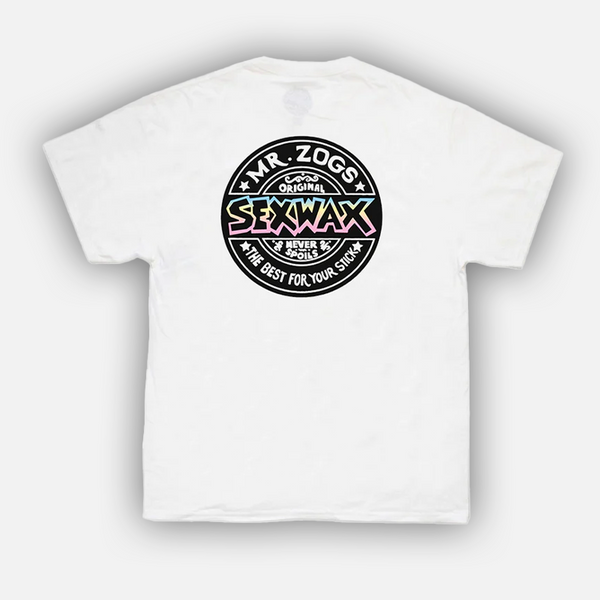 Sexwax Team Word Fade Tee - White