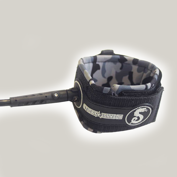 Sticky Johnson Surf Leash - Black