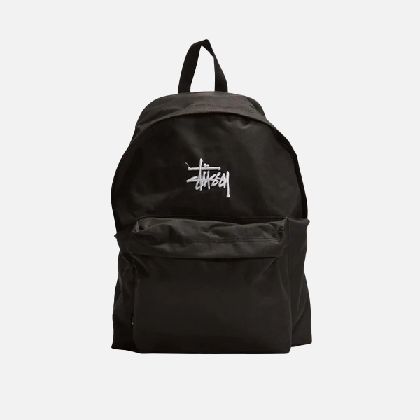 Stussy Graffiti Canvas Backpack - Black
