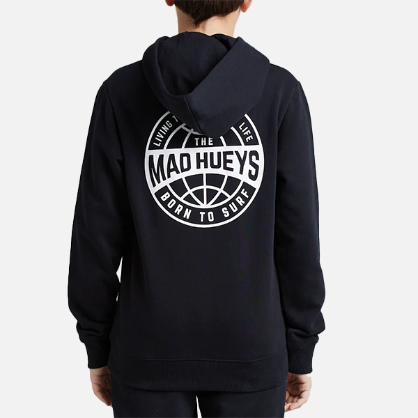 The Mad Hueys Hueys Global Youth Pullover Hood - Black