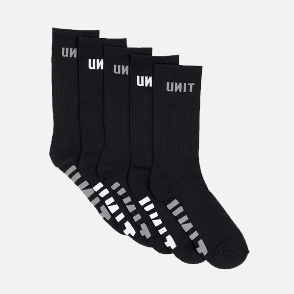 Unit Respond Mens Bamboo Crew Socks - 5PK