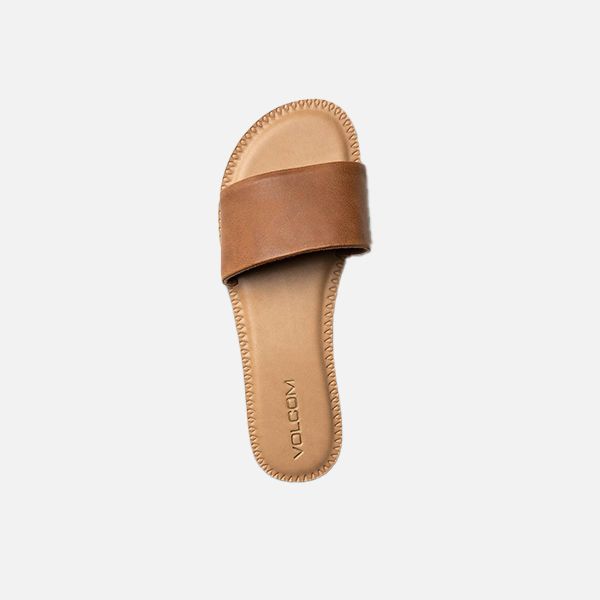 Volcom Simple Slide Sandal - Tan