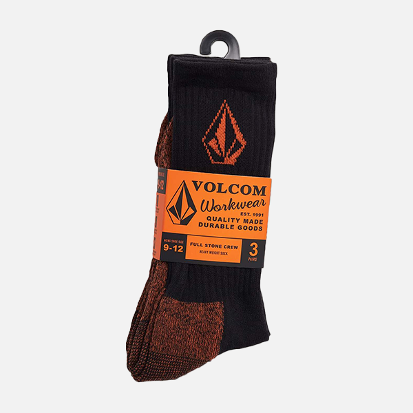Volcom Workwear Socks 3pk - Black